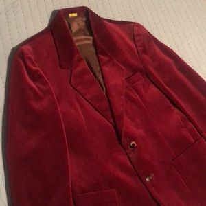 Vintage Maroon Blazer Jacket